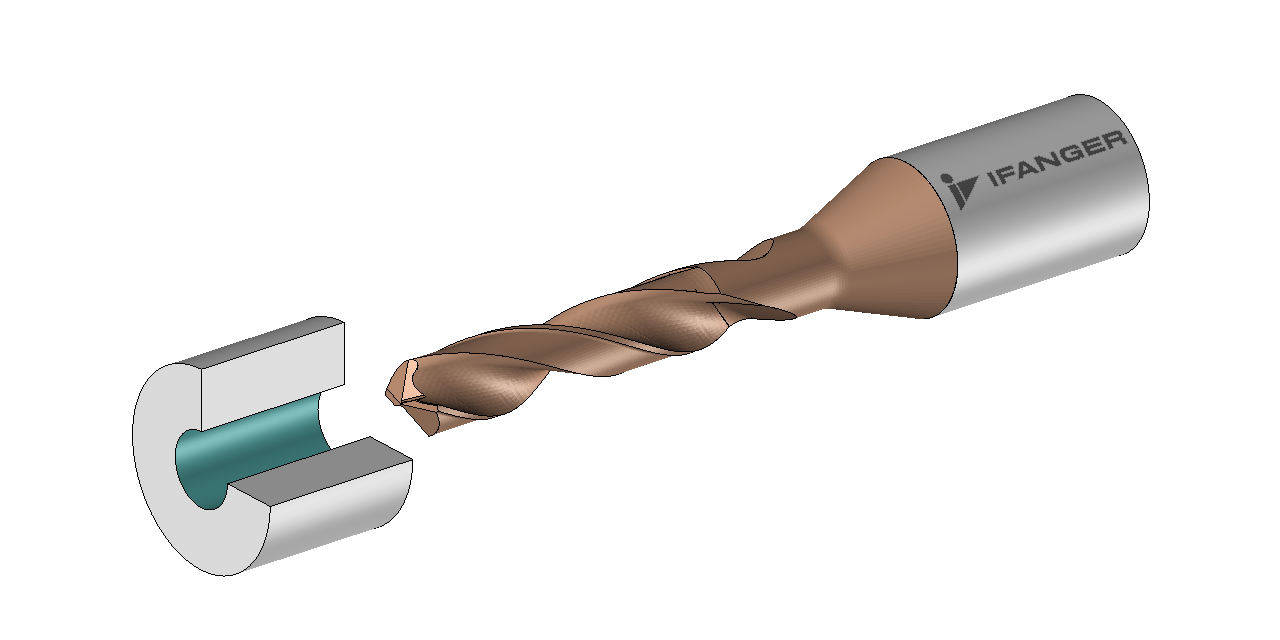 Ab Bohrungs-Ø 0,2 mm