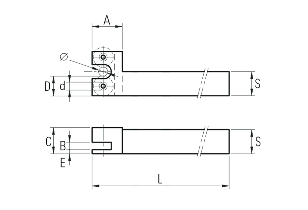 Porte-molettes réglable (par deformation)
